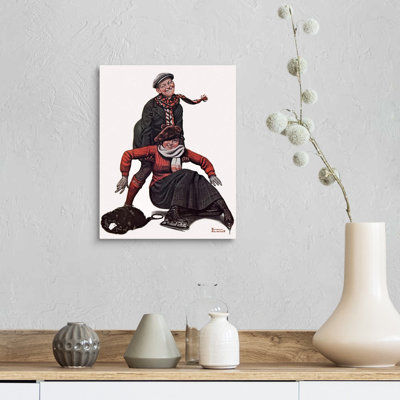 Art mural sur toile The Novice Skater
