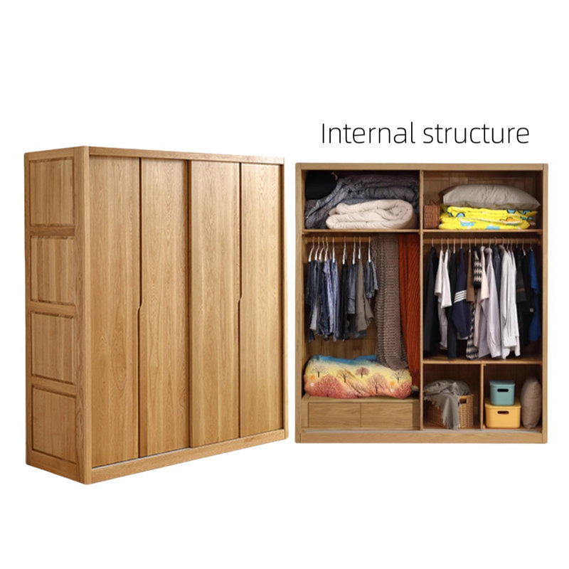 Armoire moderne coulissante simple, H 78,74 po x l 70,87 po x P 22,44 po