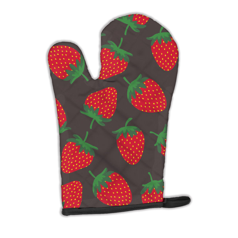 Caroline's Treasures Oven Mitt, Red/Green/Gray