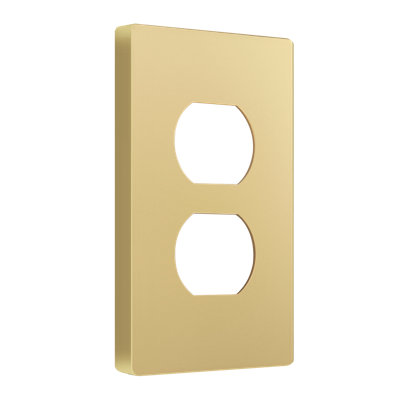 Plaques murales sans vis ENERLITES - Rectangle, or