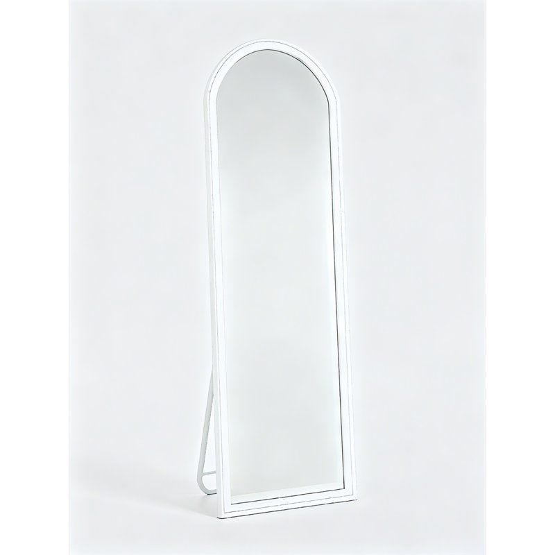 Full Length Mirror 63"X 20" Floor Mirror, Free Standing Full Body Mirror, Wall Mounted Hanging Or Leaning Mirror With Stand For Bedroom, Living Room, Cloakroom