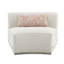 Canapé modulaire Beige Boucle 3 - Design élégant, dossier de 15 po de hauteur, hauteur de 28,24 po-419578172