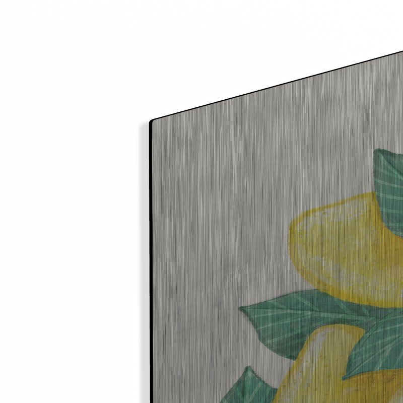  «Lemon Branch» par Elizabeth Caldwell, art mural en métal, 24 po x 36 po, H 36 po x l 24 po
