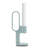Who Goes There? 7'' H Powder-coated Steel Tabletop Candlestick-65309873