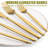 Golden Cutlery Set