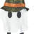 20" Halloween Tabletop Standing Gnome Ghost, Set of 3