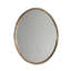 Ania Round Iron Beveled Wall Mirror