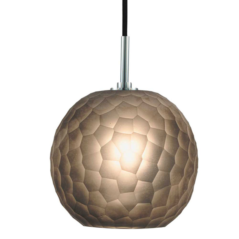 EVISAGE VI 1 - Light Unique/Statement Pendant, Smoke, Brushed Nickel