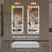 65*21in Led mirror full length,Frameless full-length mirror,Wall Mounted Mirror with Light,three-color changing light,Explosion-proof glass, high-definition imaging
