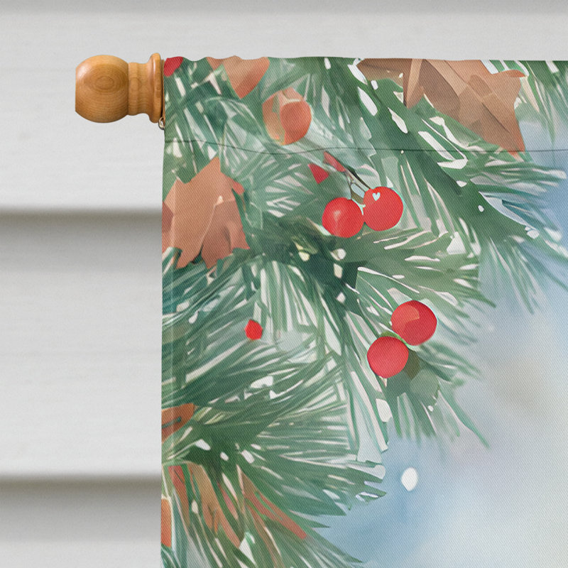 Double Sided Polyester Christmas, 40'' H x 28'' W