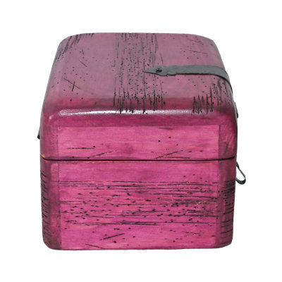 Piece Solid Wood Accent Trunk