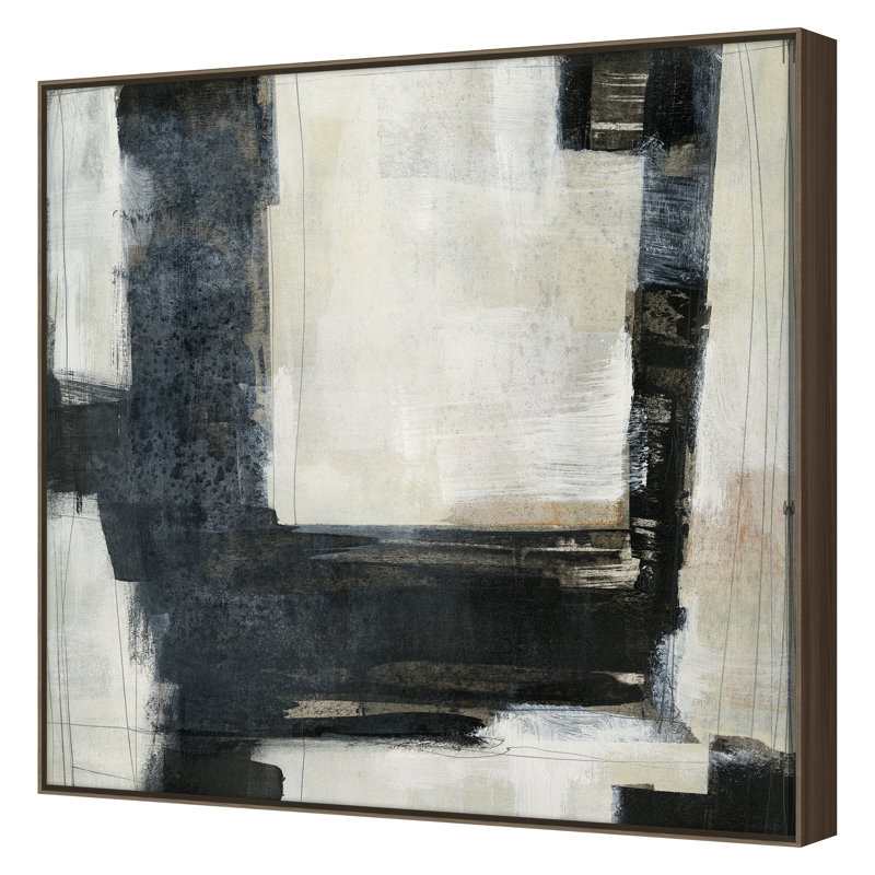 Meditations 4 Print by Maeve Harris, 36" H x 36" W x 2" D, Walnut