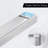Modern Bathroom 16-Inch Adhesive Towel Rack No Drilling Stainless Steel Rectangular Wall Mounted Towel Bar, for Bathroom-69991860