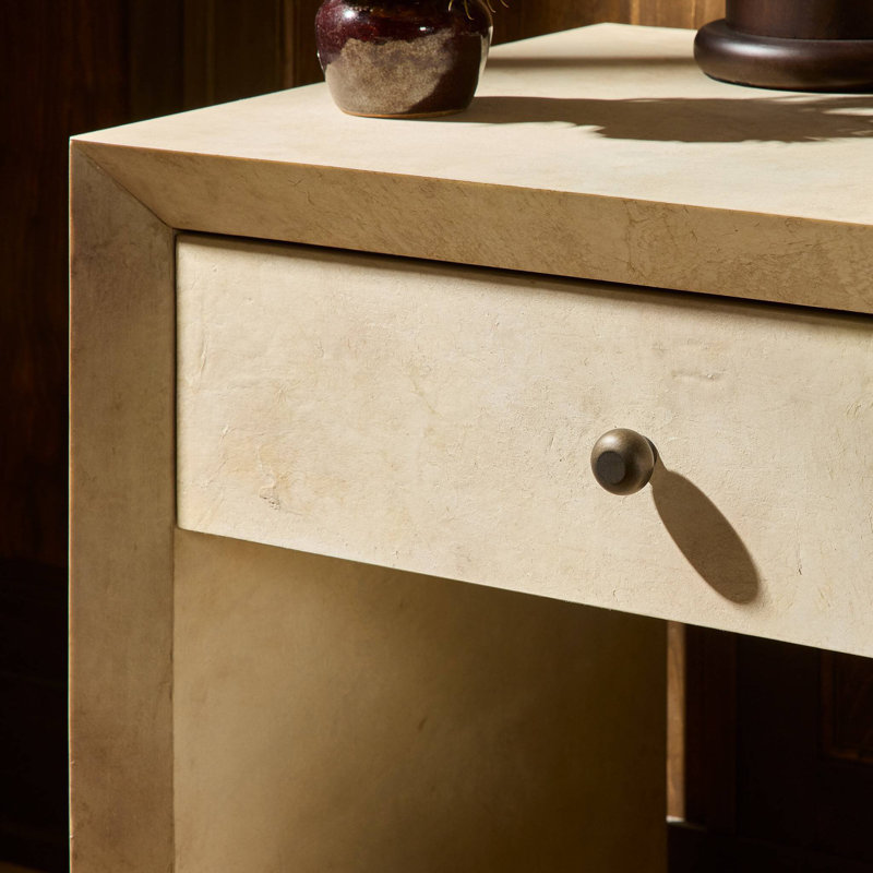 Dolly Nightstand-Light Natural Taupe Vellum