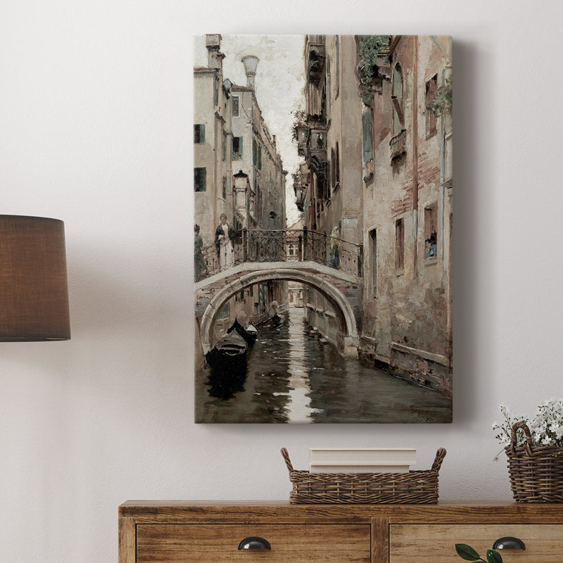 Paysage rétro CLIV - galerie Cavas sur mesure, H 12 po x l 8 po