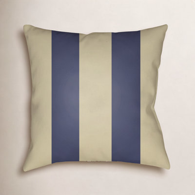 Athena Striped Outdoor Throw Pillow