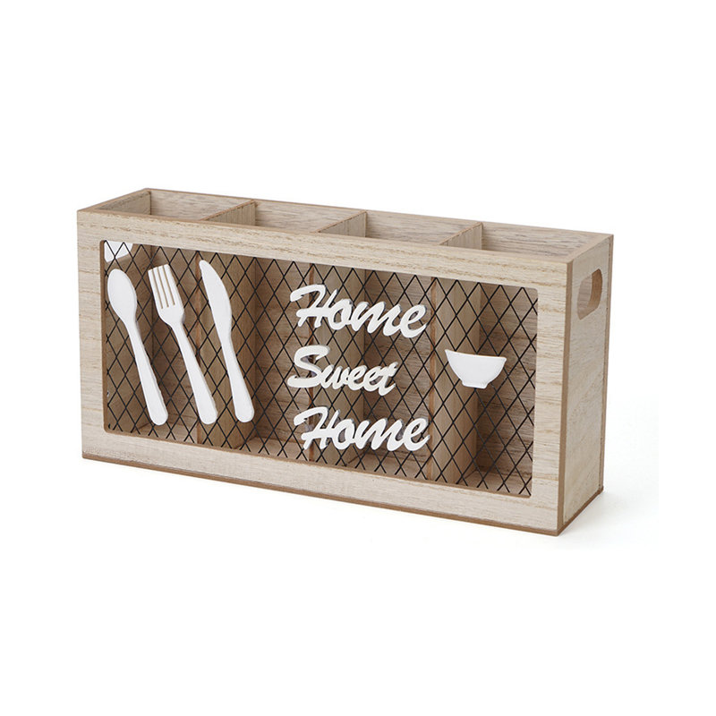 Porte-ustensiles de cuisine en bois