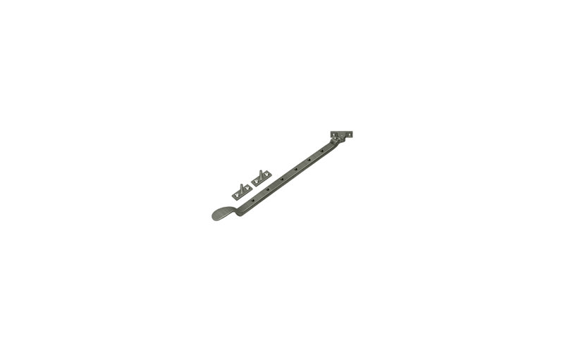 Colonial Casement Stay Adjuster, Antique Nickel