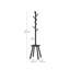 Bamboo / Rattan Freestanding 8 - Hook Coat Rack