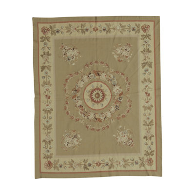 Hand Knotted Wool Area Rug