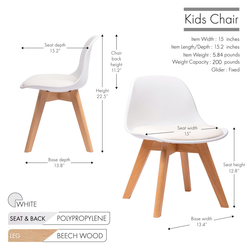 Fauteuil pour enfants Alcalde, Blanc