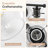 3-Light Bathroom Vanity Light with Clear Glass Shades