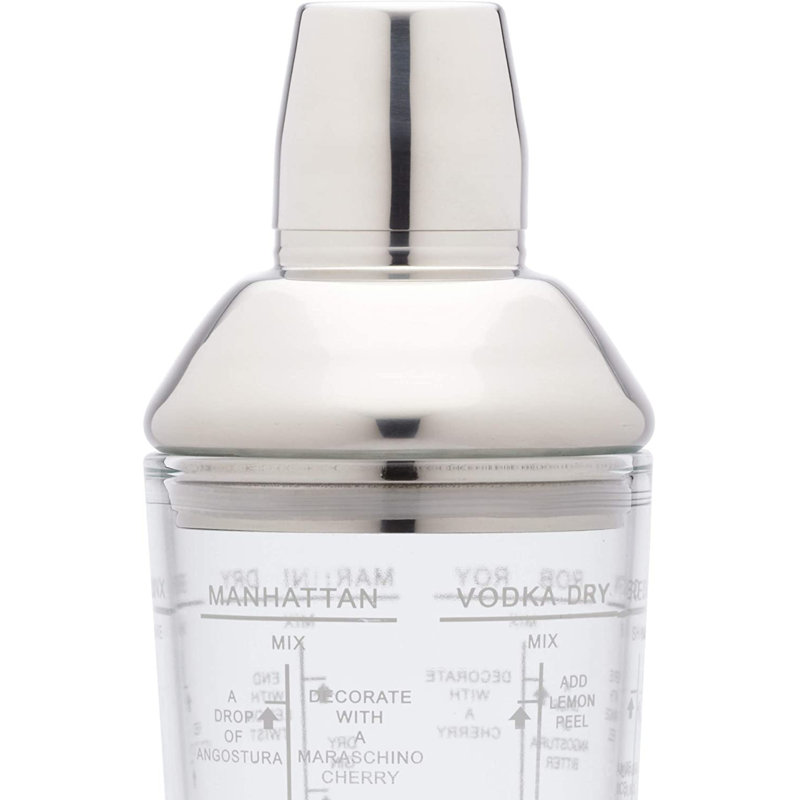 Glass Cocktail Shaker