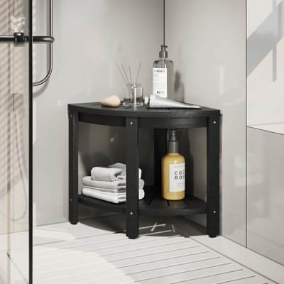 Kerstetter 17.12'' W Polystyrene HIPS Corner Shower Bench