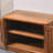 6 Pair Solid Wood Shoe Storage Cabinet