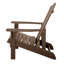 Chaise berçante Adirondack en osier pour l'extérieur Outsunny
