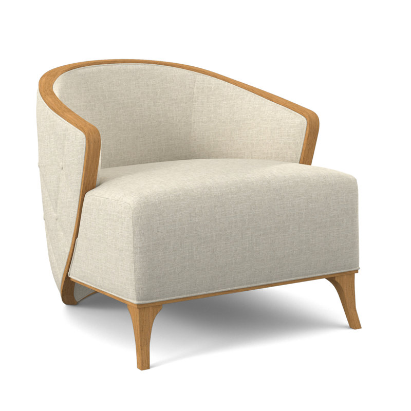 Penegrine Lounge Chair, Amber, Elise Flax