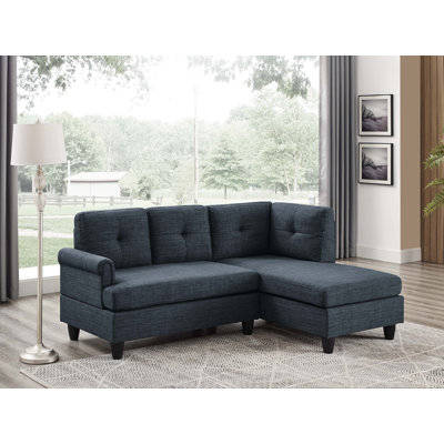 Upholstered L-Shaped Sectional Right Hand Facing