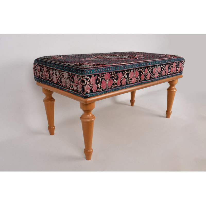 Banc de tapis turc, banc bohémien, banc de vestibule, banc de salon, mobilier de cuisine, banc de décoration intérieure, banc fabriqué à la main, banc de chambre à coucher