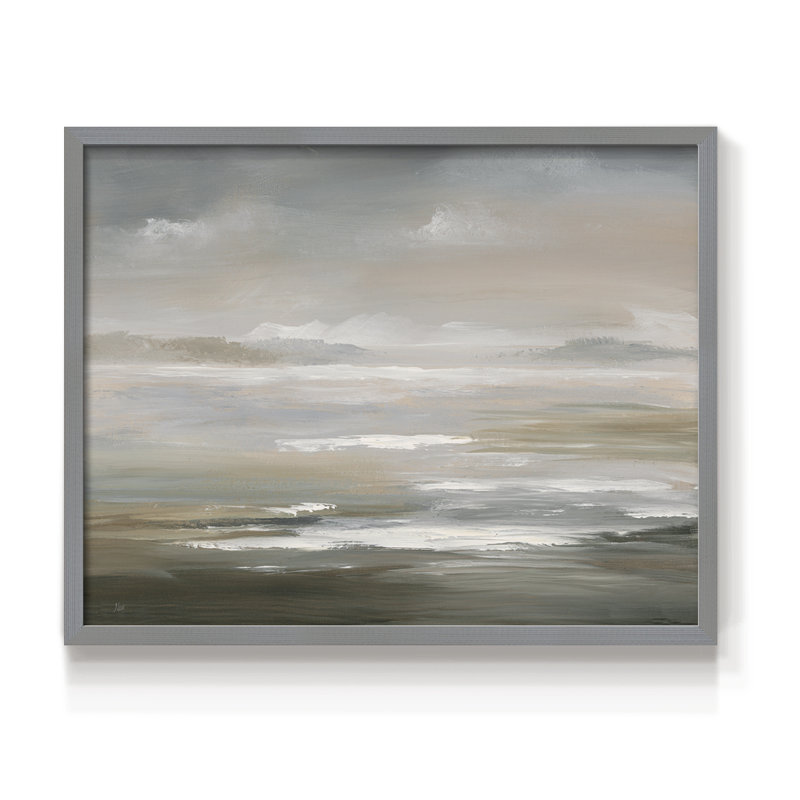 Edge of Infinity - Imprimé encadré - réversible, Gris, H 11 po x l 14 po