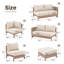 7-person Outdoor Aluminum Sectional Sofa Set With Ottoman