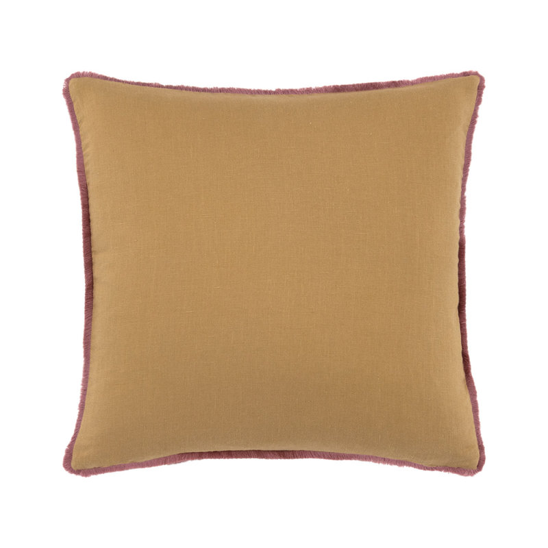 Voliere Decorative Pillow, Pink/Gold