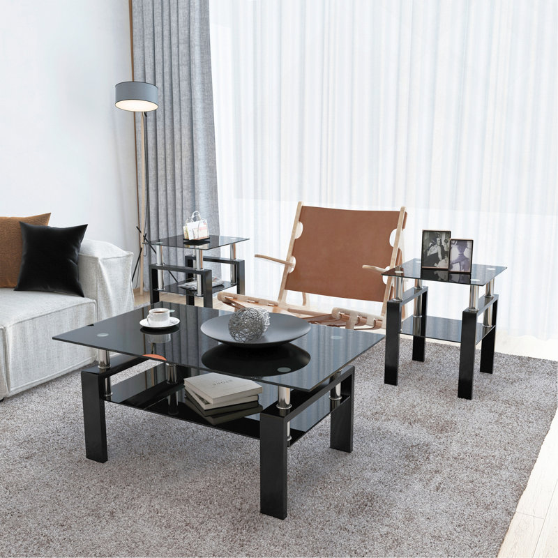 Table basse, Noir