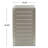 CAPE CORAL ALU C-SHAPED TABLE-1191018812