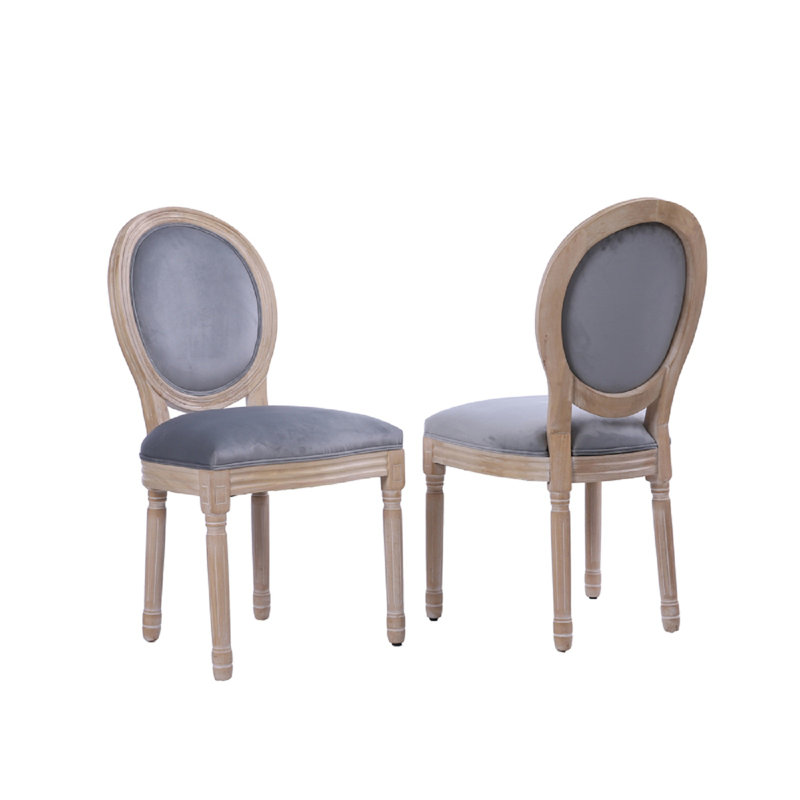 Rogan Upholstered Dining Chair, Grey