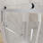 YTTSOYTS  56-60”w X 32"d X 76"h Frameless Shower Enclosure, 5/16"(8mm) Tempered Glass Corner Shower Door, Single Sliding Shower Stall With Double Nano Coating, Bright Chrome-123030088