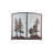 Jahkir 2 Panel Steel Fireplace Screen