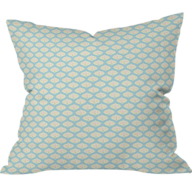 Into the Sky Throw Pillow, 16" x 16"