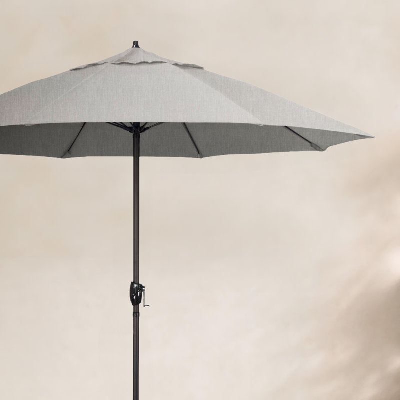 Parasol de marché 9 pi Deshaun, Toile Granite Sunbrella®