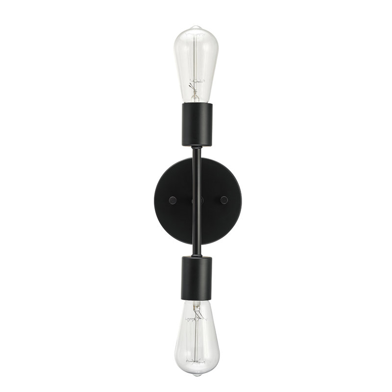 Alexandria 2 - Light Dimmable Vanity Light, Matte Black