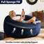 Grand fauteuil à billes de 5 pi avec fauteuil à billes rembourré en mousse à mémoire de forme et confortable-2099706588