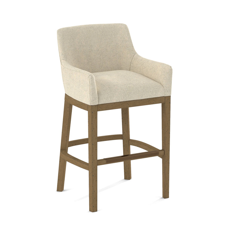 Upholstered Stool, Black, 61626-87