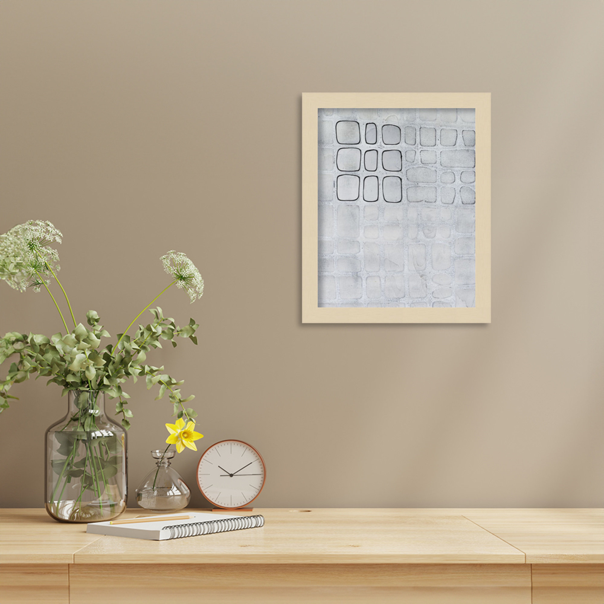 Lumen Colour I by Finnerty Wood Framed Wall Art Print, Brown, 13" H x 11" W