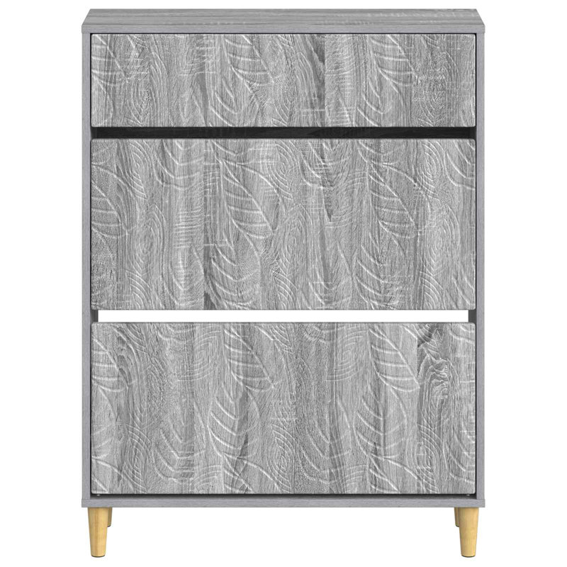Shoe Storage, 103 cm H x 78 cm W x 24 cm D, Grey Sonoma
