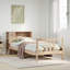 Bookcase Bed Without Mattress Solid Wood Pine-431558604-406247132