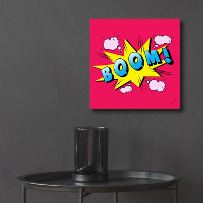 Art mural en verre «Boom» par Mark Ashkenazi